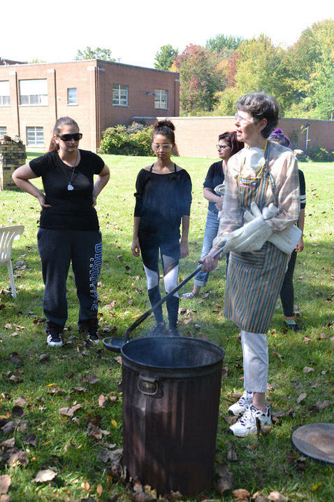 Raku firing