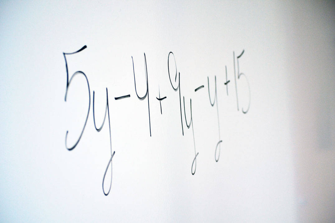 Math equation in Ursuline class