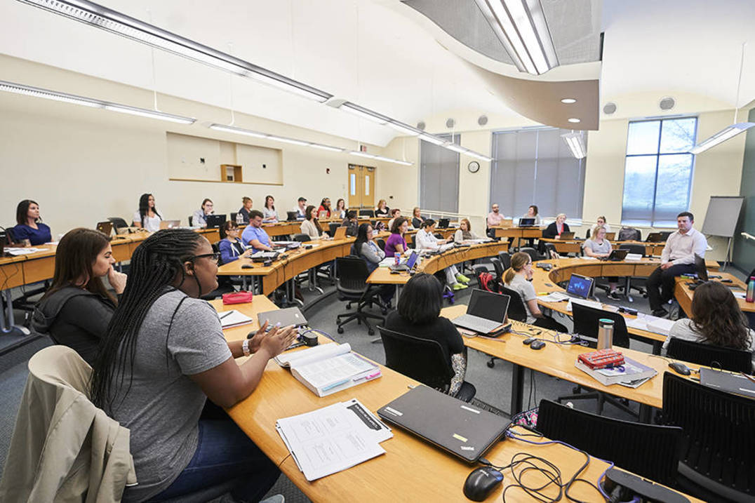 MSN program class at Ursuline College, #2 nursing college in Ohio