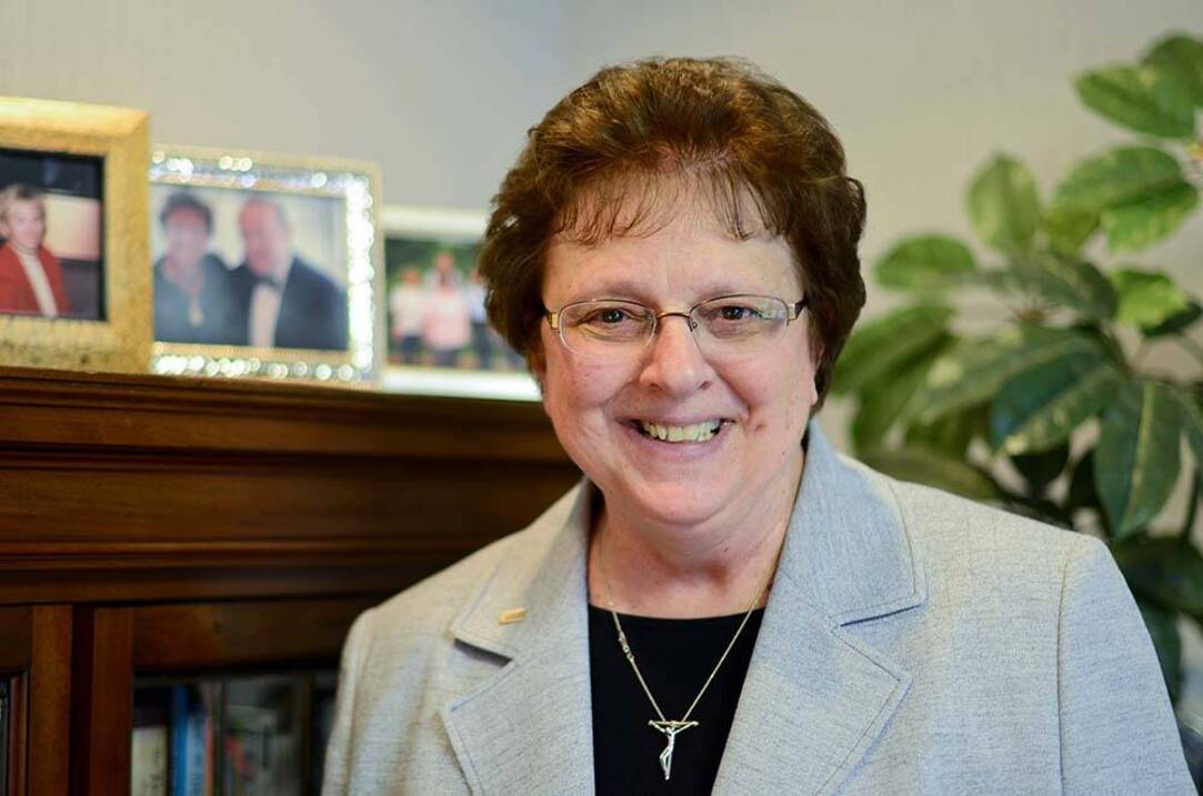 Sr. Diana Stano, OSU, PhD, served 18 years as president.