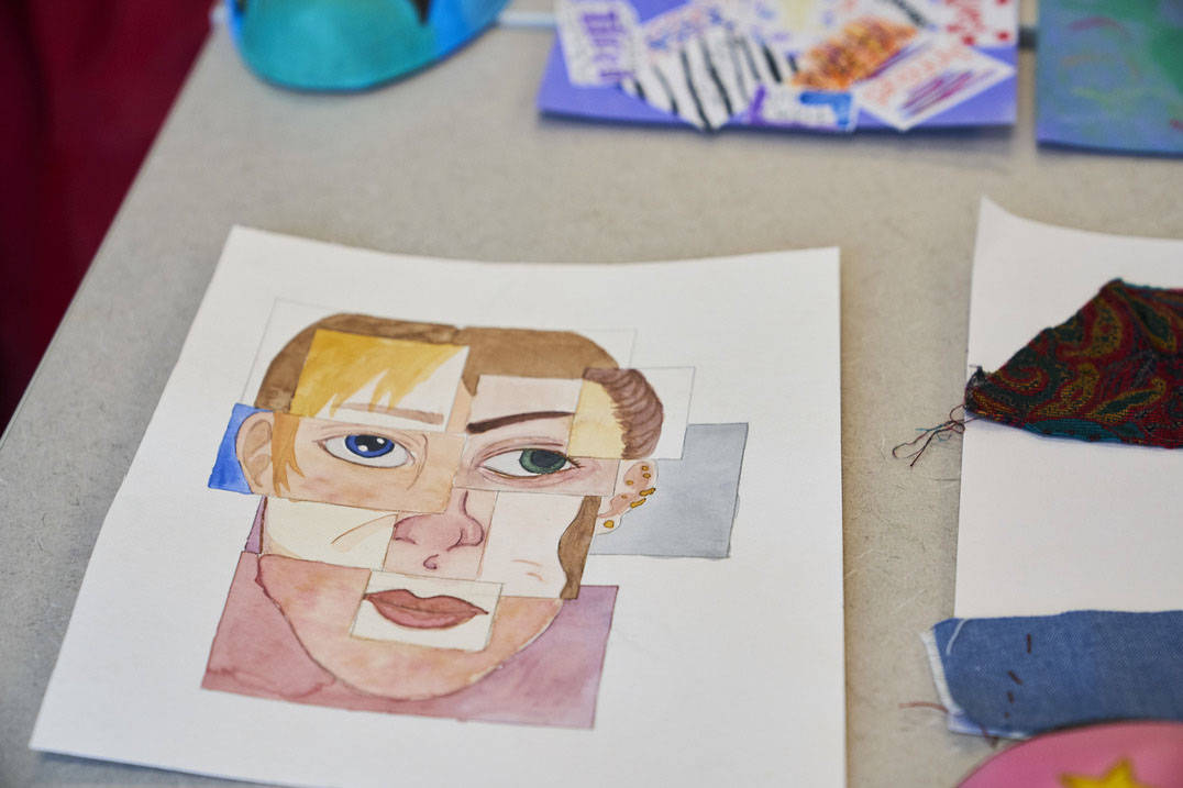 Art therapy degree student work sample