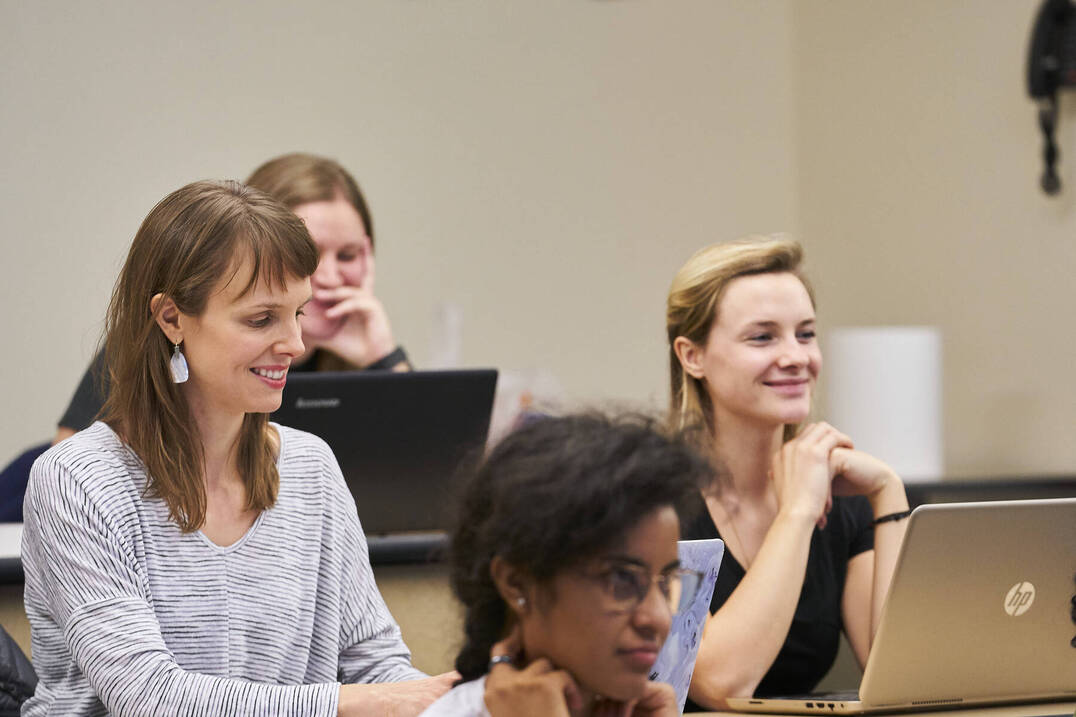 MSN nursing students in class