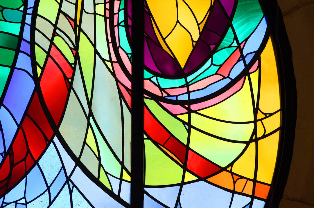 Stained glass window, Pilla Atrium