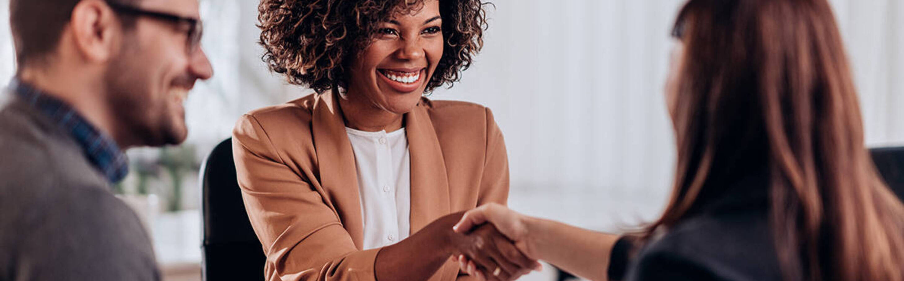 Image of HR professional with employee