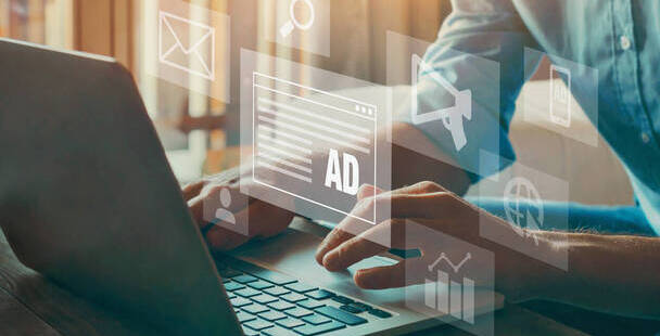 Image of Digital Marketer working on laptop