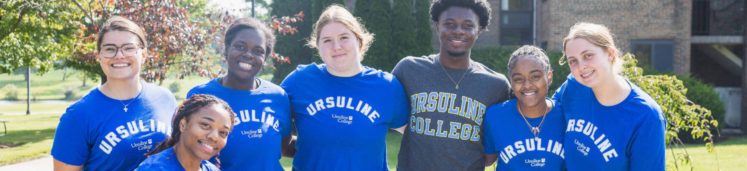 Image of Ursuline students on campus
