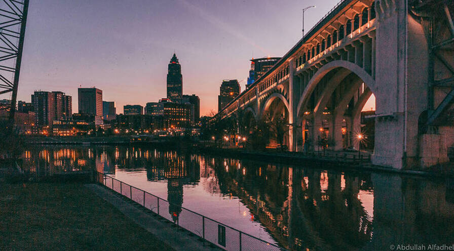 Image of Cleveland Ohio rust belt 