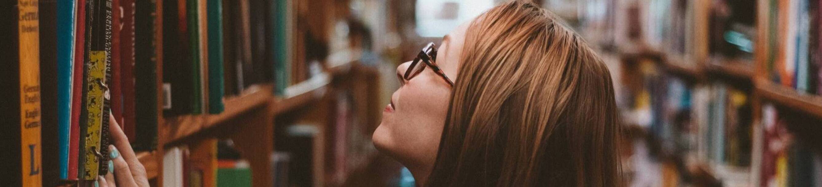 Ursuline college accelerated adult student in library2