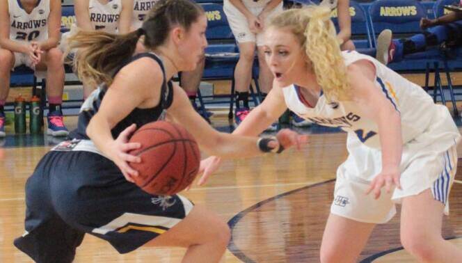 Ursuline college basketball player