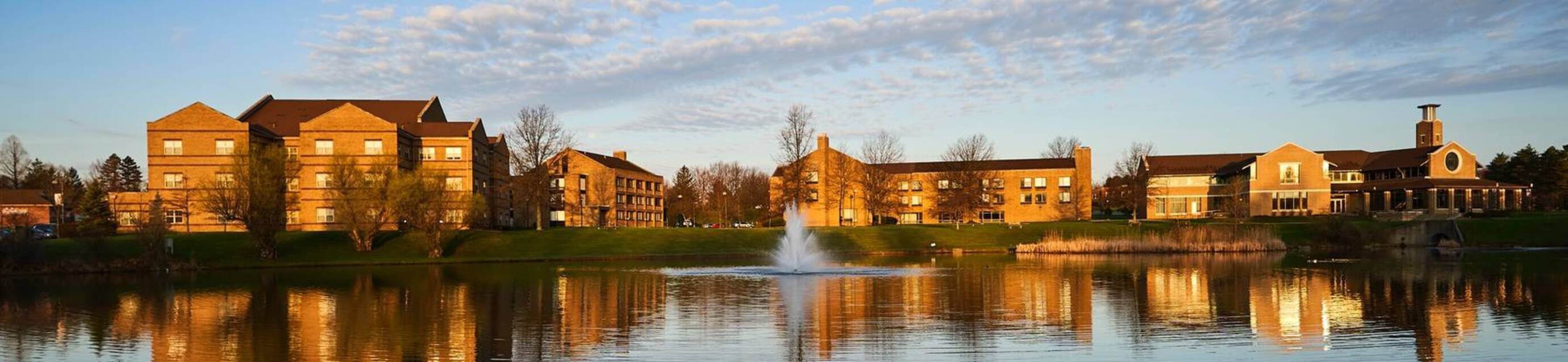 Ursuline college campus at dusk4